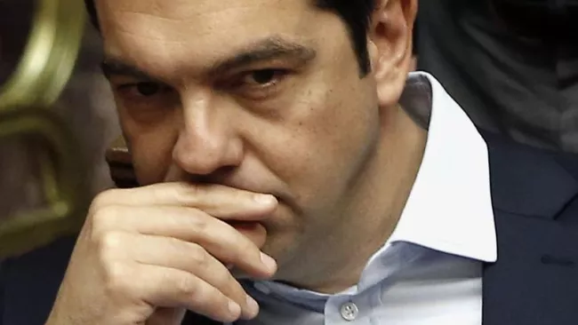 Manifestation anti-européenne au nord de la Grèce Crédits photo : Petros Karadjias/AP


