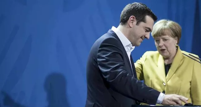 Mardi après midi, Angela Merkel a déclaré ne pas vouloir négocier avec Athènes avant le résultat du référendum - AFP


