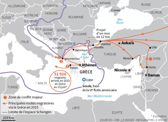 Les risques géopolitiques d'un « Grexit ».