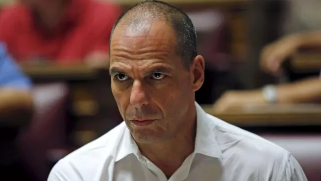 «Je suis soulagé de ne plus avoir à subir cette incroyable pression», explique Yanis Varoufakis. Crédits photo : © Jean-Paul Pelissier / Reuters/REUTERS


