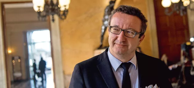 Christian Paul, chef de file des frondeurs, en mars à l'Assemblée nationale. Crédits photo : JAN SCHMIDT WHITLEY/Le Figaro


