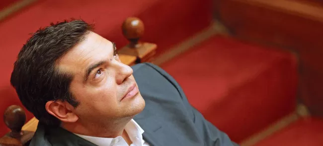 Alexis Tsipras, premier ministre grec. Crédits photo : CHRISTIAN HARTMANN/REUTERS


