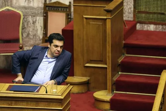 Alexis Tsipras, au Parlement grec, à Athènes, le 23 juillet.


