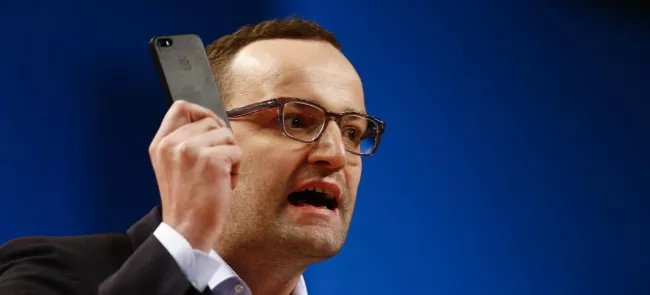 Le vice-ministre des Finances allemand, Jens Spahn. Crédits photo : © Kai Pfaffenbach / Reuters/REUTERS


