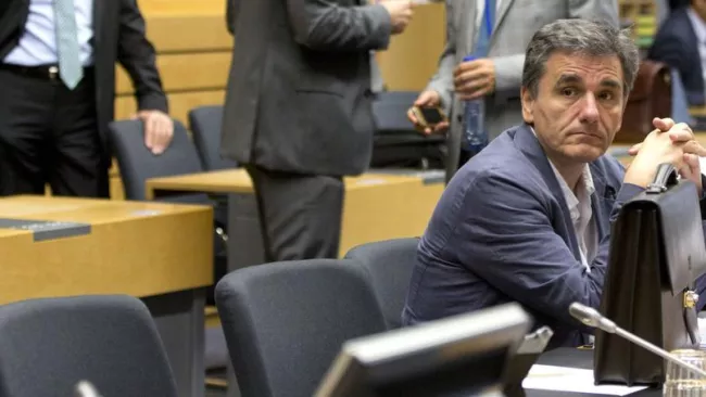 Euclide Tsakalotos, le ministre grec des Finances Crédits photo : Virginia Mayo/AP


