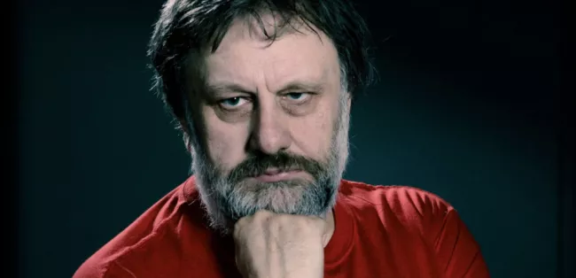 Le philosophe slovène Slavoj ZIZEK. (©CRC Robert / SIPA)


