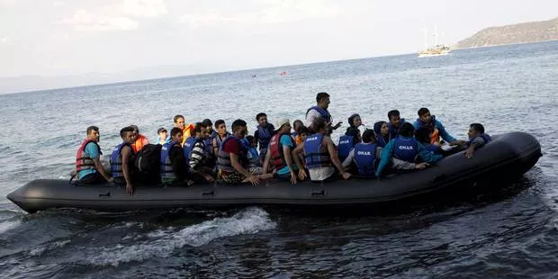 Grèce: à Lesbos, 20.