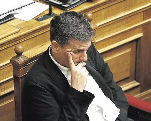 Le ministre des Finances, Euclide Tsakalotos. - Photo K.Tsironis/Bloomberg


