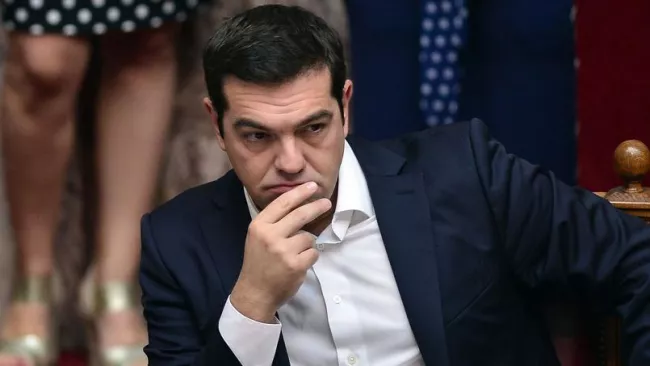 Le premier ministre grec, Alexis Tsipras, a été réelu le 20 septembre dernier. Crédits photo : LOUISA GOULIAMAKI/AFP


