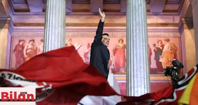 Au soir de sa victoire électorale, le 25 janvier 2015, le jeune et charismatique leader de Syriza Alexis Tsipras pensait sincèrement pouvoir imposer ses vues à ses partenaires européens. Qui ne l'ont pas entendu de cette oreille. - AFP


