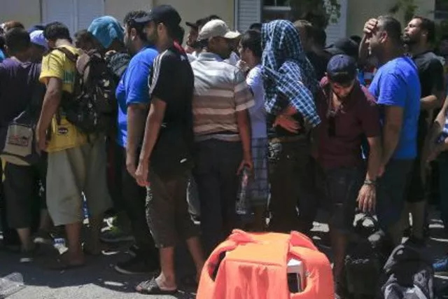 Des migrants syriens à leur arrivée en Grèce. Image: ARCHIVES/Reuters


