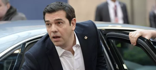 Le premier ministre grec Alexis Tsipras. Crédits photo : THIERRY CHARLIER/AFP


