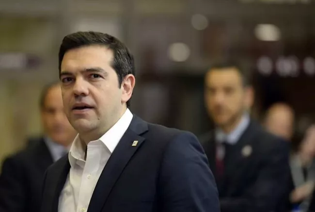 Le Premier ministre grec, Alexis Tsipras, a envoyé une lettre officielle à Christine Lagarde pour évoquer ce couac. - AFP / THIERRY CHARLIER


