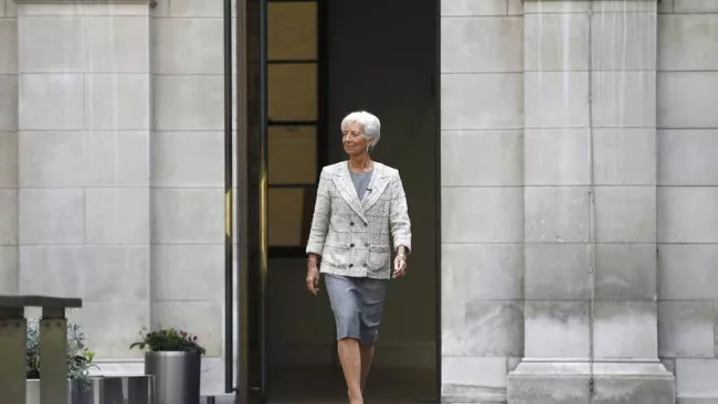 Christine Lagarde, directrice générale du FMI Crédits photo : PETER NICHOLLS/REUTERS


