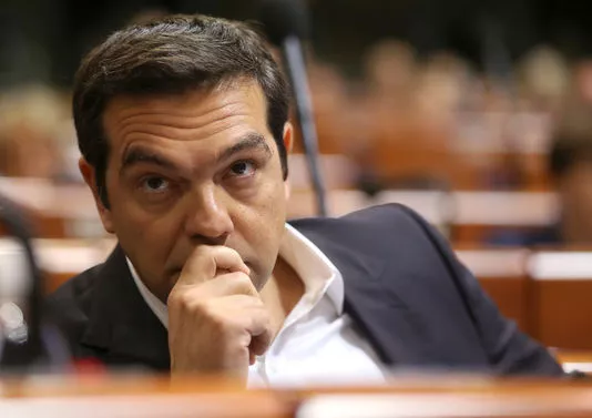 Alexis Tsipras, au Conseil de l'Europe à Strasbourg, le 22 juin.


