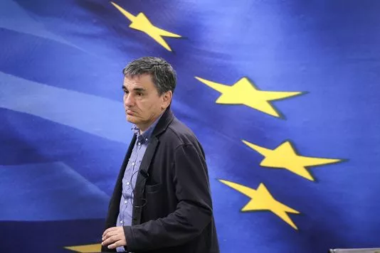 Le ministre des finances grec, Euclide Tsakalotos, le 30 mars, à Athènes.


