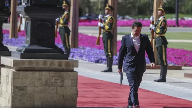 Alexis Tsipras, le premier ministre grec Crédits photo : Roman Pilipey/AP


