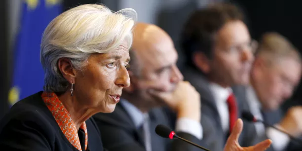 Après des mois de négociations, Christine Lagarde, la directrice générale du FMI, a annoncé que l'institution internationale participerait "en principe" au programme mais ne débloquerait des fonds qu'après avoir obtenu davantage de précisions sur l'allègement de la dette grecque. (Crédits : Reuters François Lenoir)


