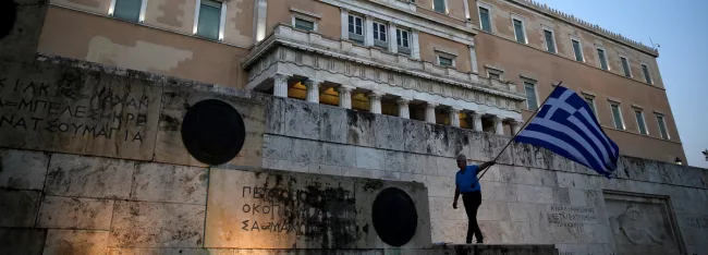 La Grèce est encore dans une situation financière fragile. © Costas Baltas / REUTERS


