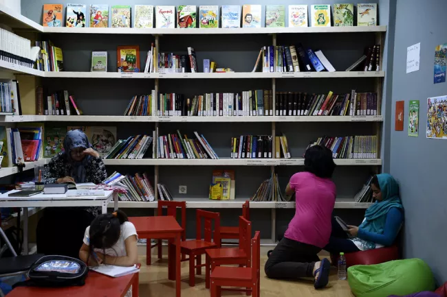 En Grèce, les réfugiés peuvent s'évader.