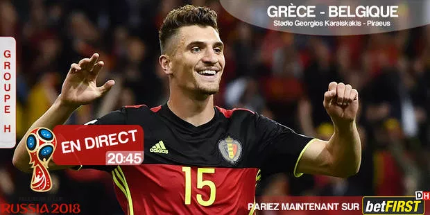 Les Diables dominés par les Grecs sur la première mi-temps : 0-0 (direct).