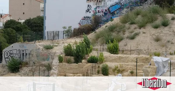 Le site de la Corderie, où des vestiges de Massalia ont été découverts.


