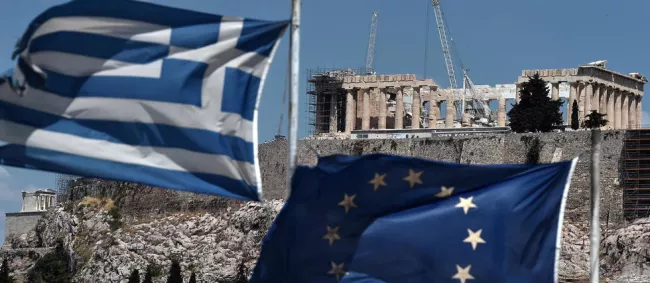 Depuis 2010, pas moins de trois plans d'aide des partenaires européens de la Grèce et du FMI ont été nécessaires pour renflouer le pays, à coups de prêts à des taux inférieurs à ceux du marché.  © ARIS MESSINIS / AFP


