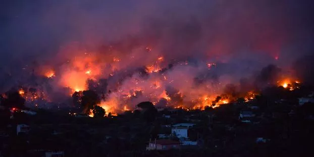 Le bilan provisoire des incendies qui sévissent en Grèce est de six morts.@ ANGELOS TZORTZINIS / AFP


