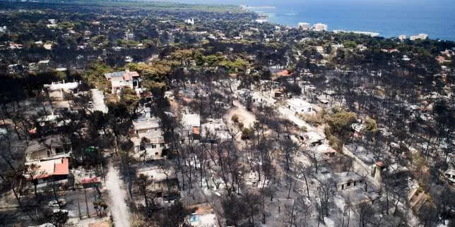 Après les incendies en Grèce, le difficile processus d’identification.