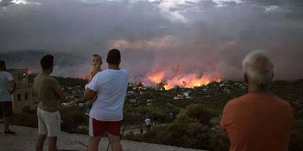Les incendies en Grèce ont fait 88 morts, un bilan encore provisoire.@ ANGELOS TZORTZINIS / AFP


