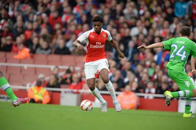 Chuba Akpom sous les couleurs d'Arsenal. ( ) Jerome Prevost/L'Equipe


