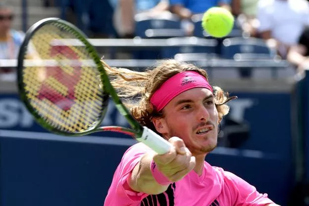 Stefanos Tsitsipas ne s'arrête pas. (Reuters)


