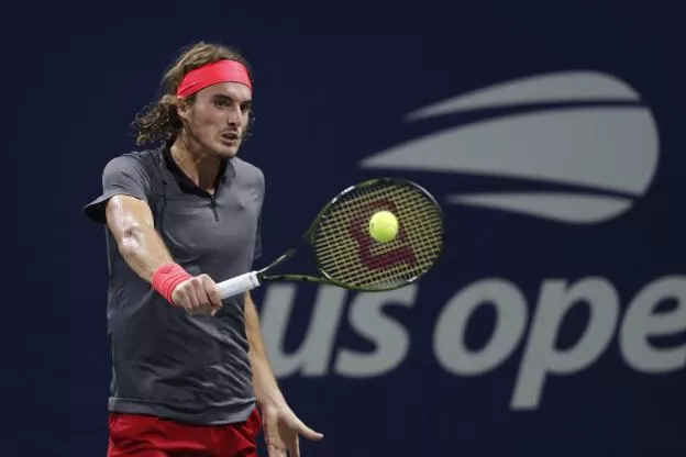 Stefanos Tsitsipas est au deuxième tour de l'US Open. (Reuters)


