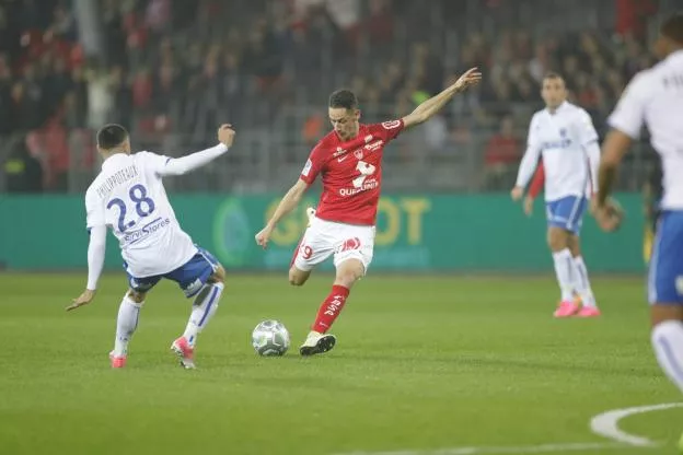Coeff sous le maillot brestois. (R. Martin/L'Equipe)


