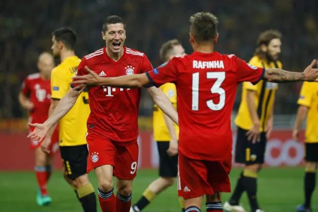 Robert Lewandowski et le Bayern ont été patients. (Reuters)



