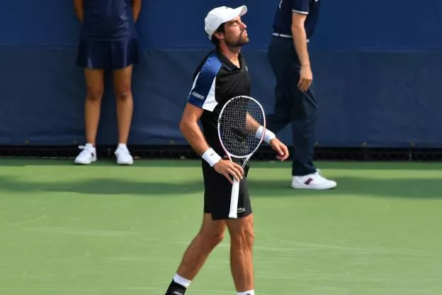Jérémy Chardy est déjà éliminé à Bâle. (A.Réau/L'Equipe)


