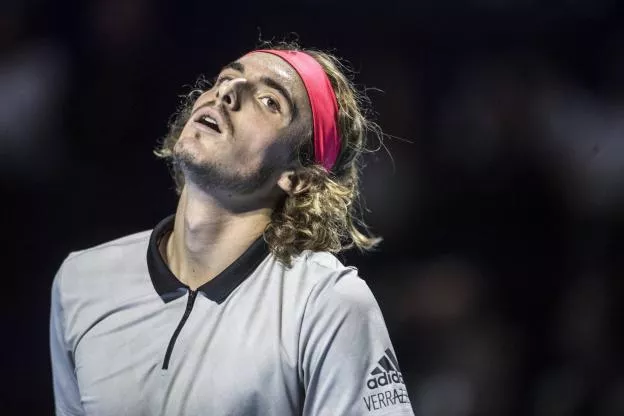 Stefanos Tsitsipas n'y était pas mardi. (Presse sports)


