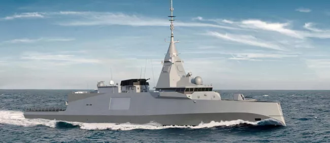 La frégate de taille intermédiaire (FTI), de Naval Group, dont la marine grecque pourrait bientôt être équipée. © Naval Group


