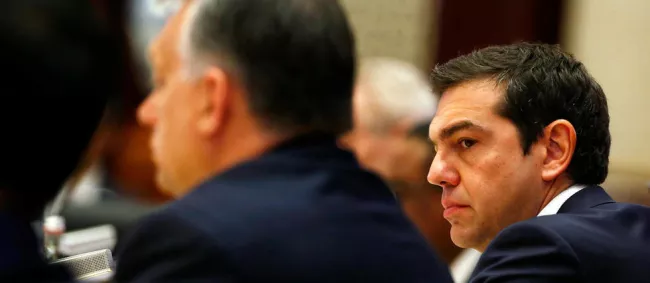 Alexis Tsipras et Viktor Orban alliés de circonstance. Image d'illustration. © AFP/ THOMAS PETER


