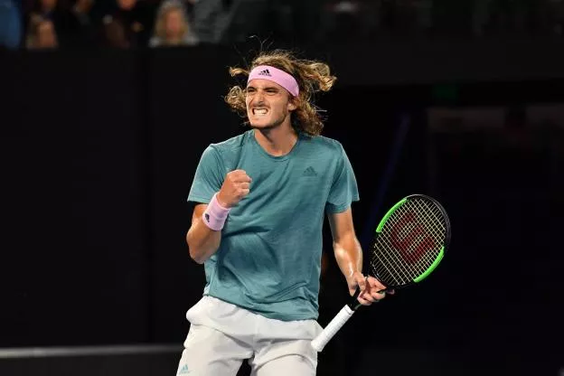 Open d'Australie (H) - Open d'Australie : Stefanos Tsitsipas fait tomber Roger Federer en huitièmes de finale.