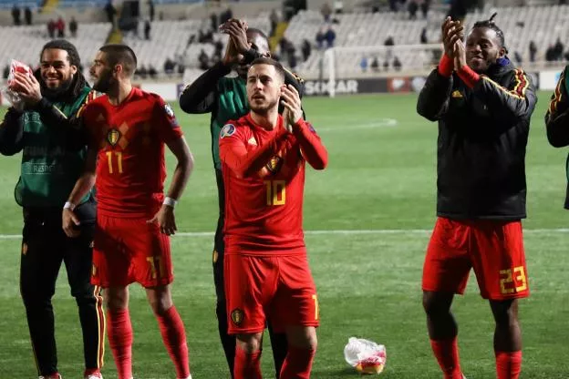 Foot - Qualifications Euro 2020 : la Belgique domine Chypre pour la centième de Hazard.
