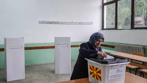 Le pouvoir en Macédoine du Nord annonce son candidat en tête de la présidentielle.