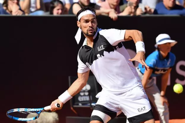 Tennis - Rome : Fabio Fognini sort Radu Albot et rejoint Stefanos Tsitsipas en huitièmes de finale.