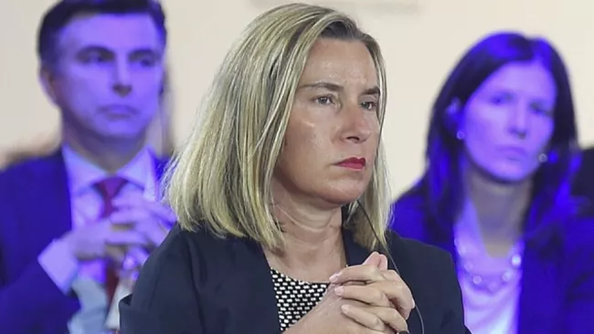 La cheffe de la diplomatie européenne, Federica Mogherini, menace la Turquie de sanctions.(Photo: AFP)


