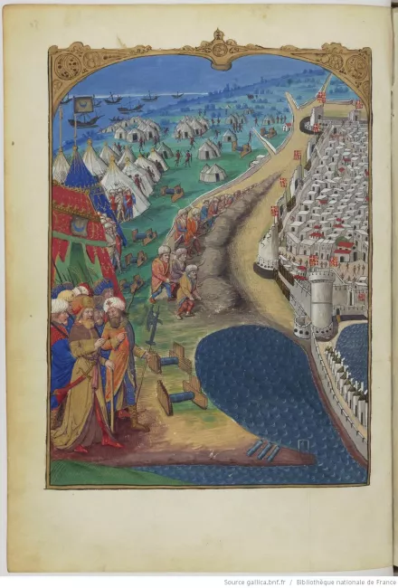 Le siège de Rhodes (c) BNF