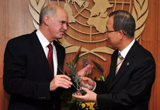 papandreou ki-moon