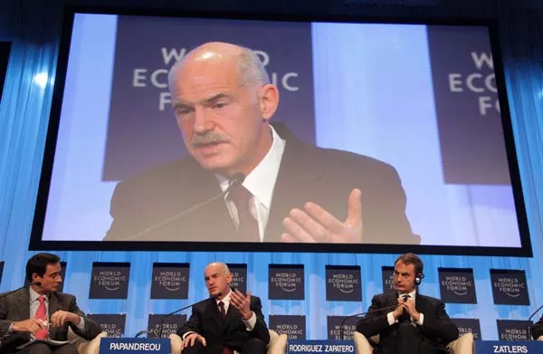 papandreou davos