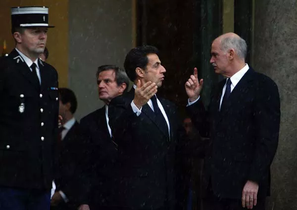 sarkozy papandreou