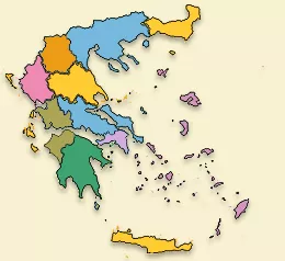 grece adminstrative regions