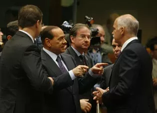 papandreou berluscon